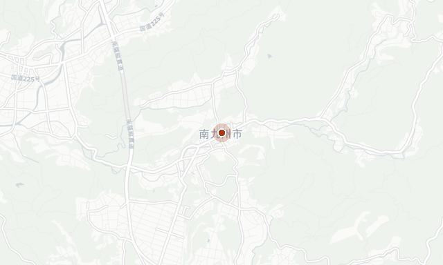 Map location of Minamikyushu, Kagoshima