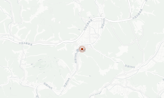 Map location of Sayo, Hyogo
