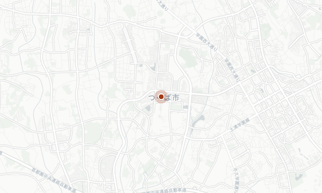 Map location of Tsukuba, Ibaraki